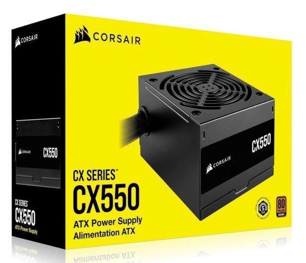 Блок живлення Corsair CX550 550W 80 Plus Bronze (CP-9020277-EU) xk_1216563 фото