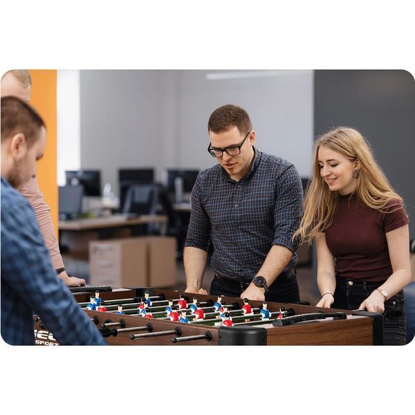 Настільний футбол Neosport 118x61x79 см NS-804 темно-коричневий (180400) jan_p5450 фото