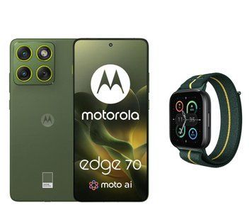 Смартфон Motorola edge 70 5G 12/512GB Bronze Green 120Hz + watch fit xk_1486851 фото