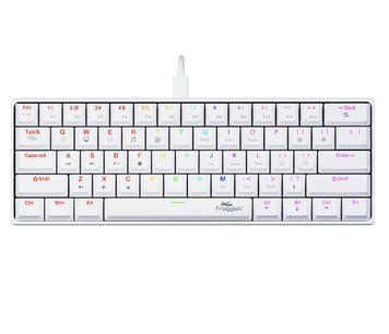 Дротова клавіатура FroggieX Polar Strike FX-PC-K1-W RGB White xk_1456296 фото