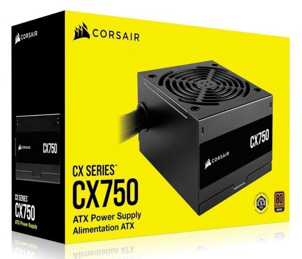 Блок живлення Corsair CX750 750W 80 Plus Bronze (CP-9020279-EU) xk_1216569 фото