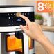 Мультипіч Air fryer велика фритюрниця 9,1 л Berdsen 1700 W BD-656 срібляста (365600) jan_p7853 фото 9