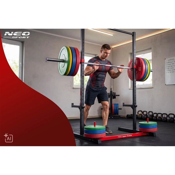Стаціонарний турнік-стійка для штанги Neo-Sport Apex Frame 130400 jan_p8535 фото