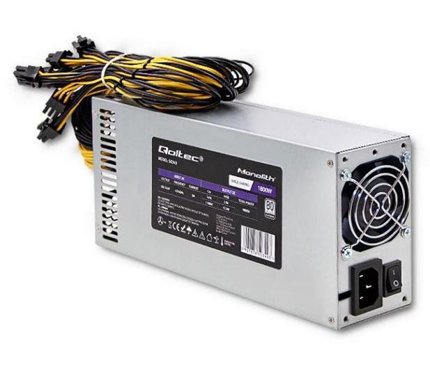 Блок живлення Qoltec PCI-E Smart 1800W 80 Plus Platinum (50349) xk_728982 фото