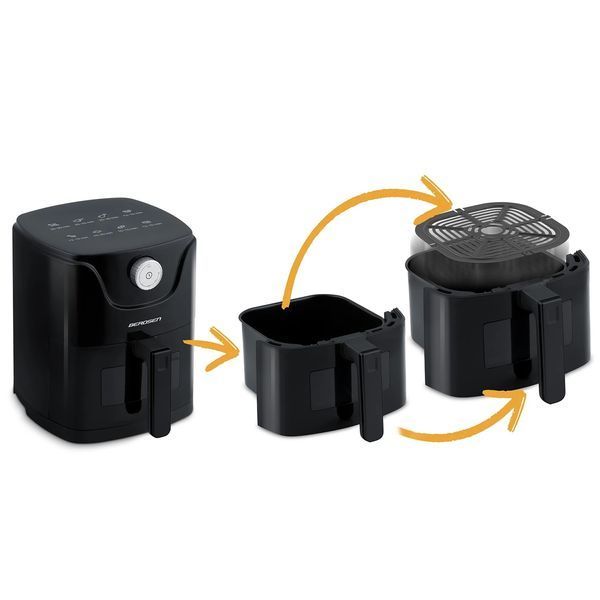 Мультипіч Air fryer Berdsen BD-654 чорна (365410) jan_p7306 фото