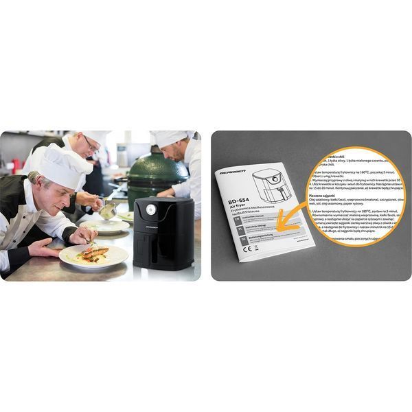 Мультипіч Air fryer Berdsen BD-654 чорна (365410) jan_p7306 фото