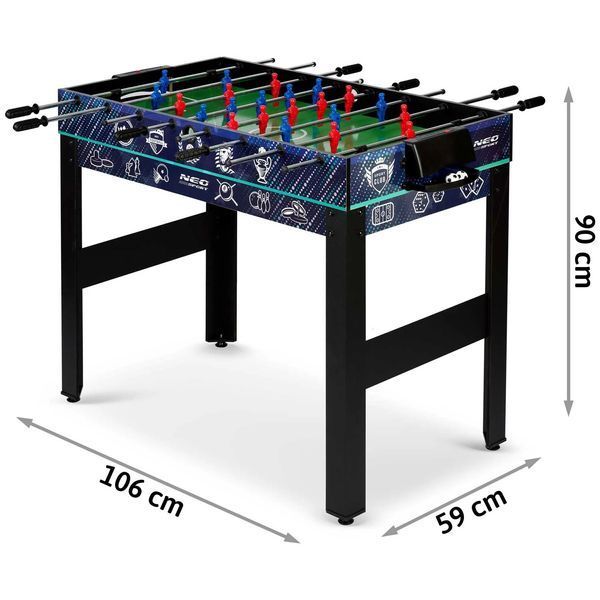 Ігровий стіл multi 12в1 106x59x90 см NS-801 чорний (180100) jan_p5458 фото