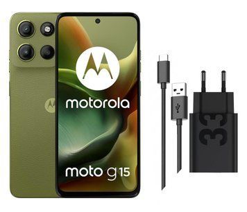 Смартфон Motorola moto g15 8/128GB Iguana Green + Ładowarka 33W xk_1373078 фото