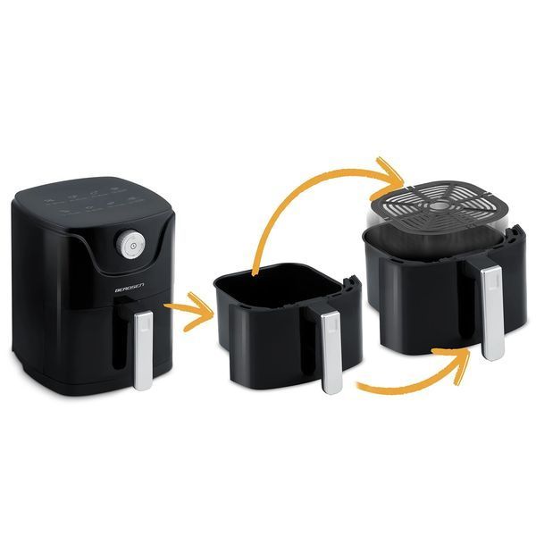 Мультипіч Air fryer Berdsen BD-654 чорна (365400) jan_p7305 фото