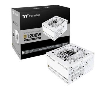 Блок живлення Thermaltake ToughPower GT 1200W 80 Plus Gold ATX 3.1 White (PS-TPT-1200FNFAGE-W) xk_1369673 фото