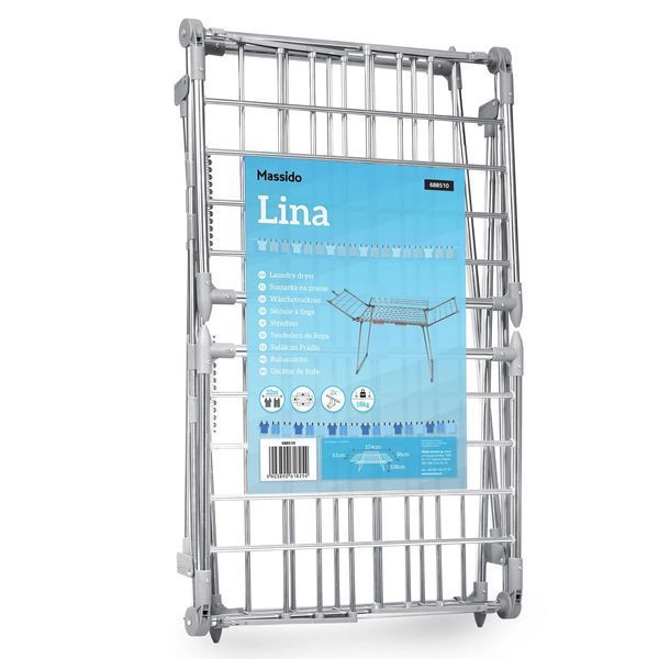 Сушарка для білизни розкладна Lina 22 м із нержавіючої сталі (688510) jan_p6814 фото