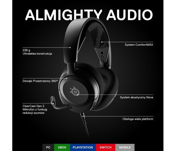 Навушники SteelSeries Arctis Nova 1 (61606) xk_1065994 фото