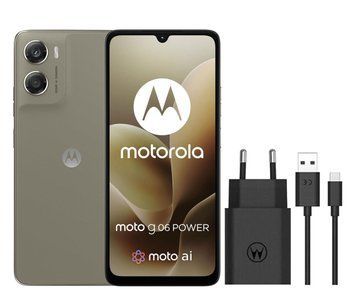 Смартфон Motorola moto g06 power 4/64GB Laurel Oak + Ładowarka 33W xk_1373067 фото