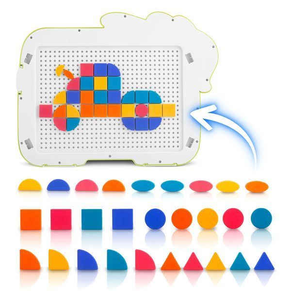 Znikopis магнітна дошка-пазл, дитячий столик для гри в танграм Ricokids RK-823 (782300) jan_p8002 фото
