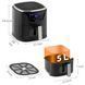 Мультипіч Air fryer 5л BD-652 чорнo-срібляста (365210) jan_p6777 фото 4