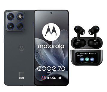 Смартфон Motorola edge 70 5G 12/512GB Gadget Gray 120Hz + Smart Buds Pro xk_1514866 фото