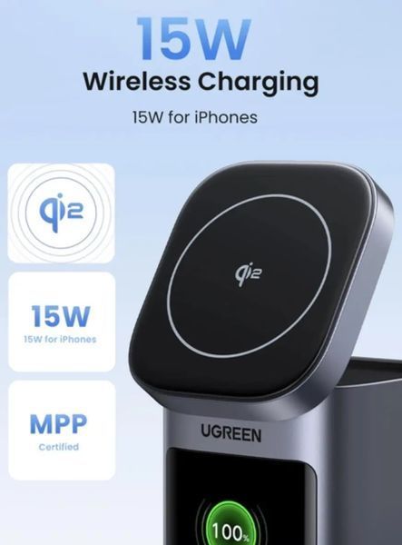 Повербанк (Powerbank) UGREEN PB771 20000mAh 145W Grey (35527) 293918 фото