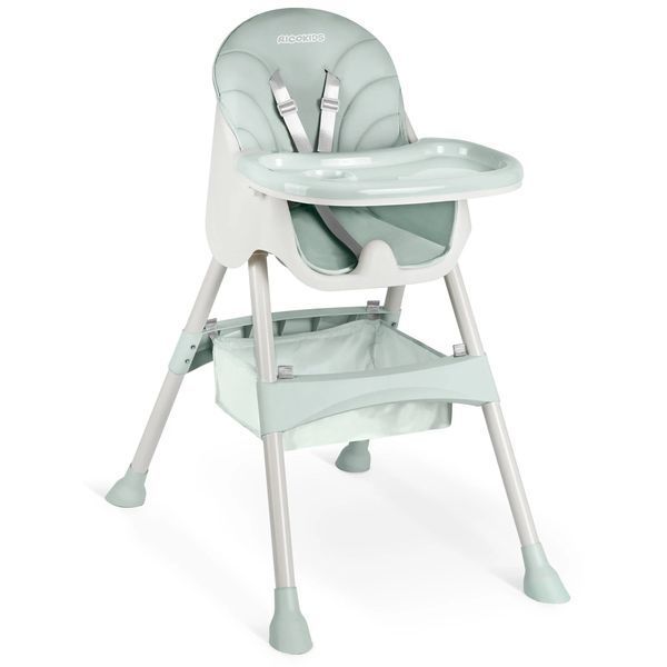 Стільчик для годування з столиком Milo зелений (700001) jan_p4495 фото