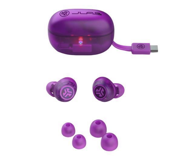 Навушники Jlab Go Pop ANC Transparent Purple (0810119072962) xk_1333981 фото