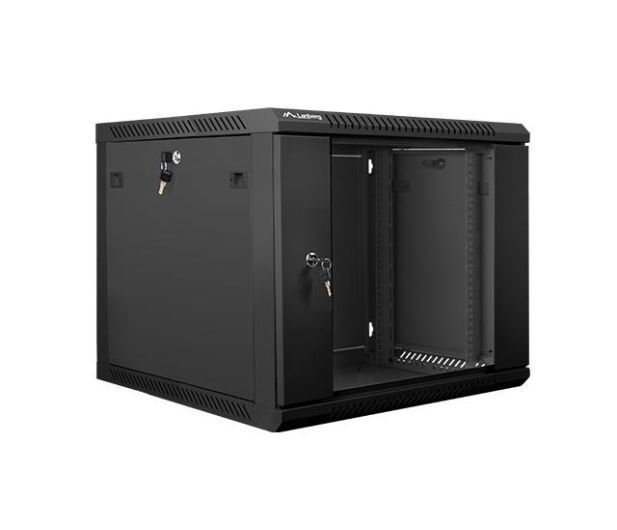 Серверна шафа Lanberg Hanging 19' 9U 600x600mm single-section (black) (WF01-6609-10B) xk_455292 фото