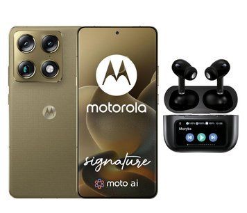 Смартфон Motorola Signature 5G 16/512GB Martini Olive 165Hz + Smart Buds Pro xk_1515282 фото