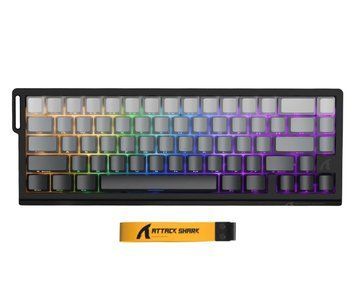 Бездротова клавіатура Attack Shark X68PRO HE Rapid Trigger 8kHz/128kHz Poron gradient (6972792471075) xk_1349535 фото
