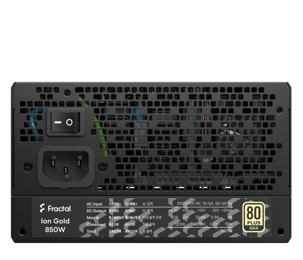 Блок живлення Fractal Design Ion 3 Gold 850W 80 Plus Gold (FD-P-IA3G-850) xk_1417870 фото