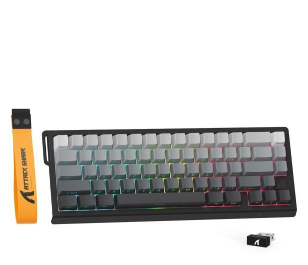 Бездротова клавіатура Attack Shark X68PRO HE Rapid Trigger 8kHz/128kHz Poron gradient (6972792471075) xk_1349535 фото