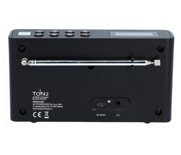 Інтернет-радіо OPTICUM TON2 Black Internet/FM (AKC0107) xk_1591643 фото