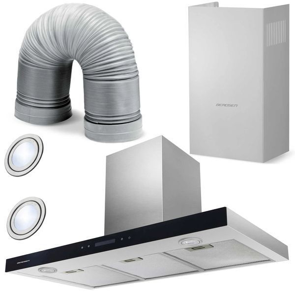 Витяжка кухонна 90 см Inox Berdsen BE-90S (3145) jan_p4908 фото
