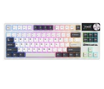 Бездротова клавіатура Royal Kludge RK S85 White Night Cloud switch (RK-S85-WHNIGHT-CLDSW-US) xk_1455801 фото
