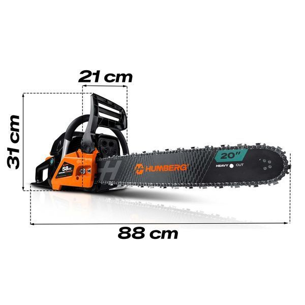 Бензопила ланцюгова для дерева 16&Prime; Humberg HM-660 + олія (566000-9031) jan_p8289 фото