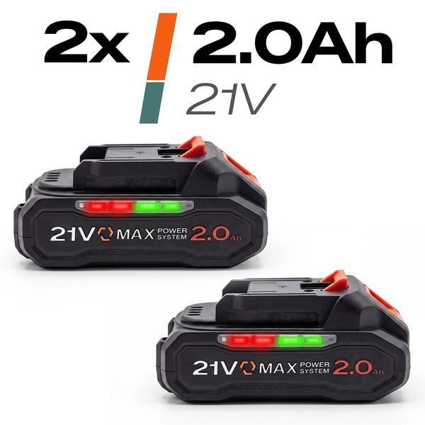 Акумуляторна ланцюгова пила 2x2,0 Ah PRO, гілкоріз 10&Prime; 8&Prime; Humberg HM-437 (543712) jan_p8551 фото