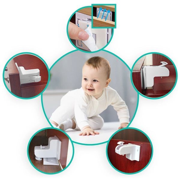 Магнітний замок Ricokids 798000 для шаф, 4 шт. jan_p6372 фото