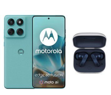 Смартфон Motorola edge 60 fusion 5G 8/256GB Amazonite 120Hz + Moto Buds xk_1486959 фото