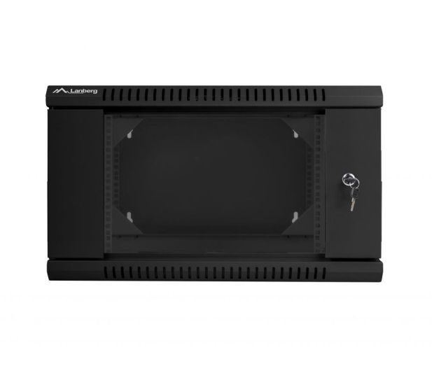 Серверна шафа Lanberg Hanging 19' 6U 600x600mm two-section (black) (WF02-6606-10B) xk_455646 фото