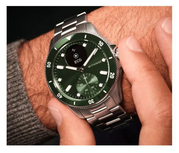 Розумний годинник Withings ScanWatch Nova 42mm green (WITHWA108ALLINT) xk_1224532 фото